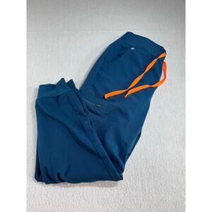 Figs Limited Edition Med Deep Reef High Waisted Zamora Jogger Scrub Pant Medical